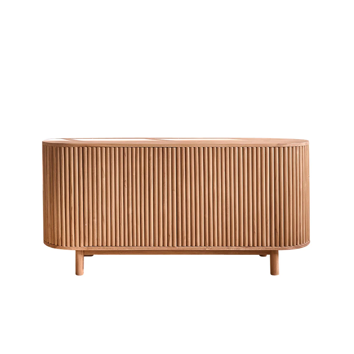 Buffet en teck massif 160 cm - Image 2